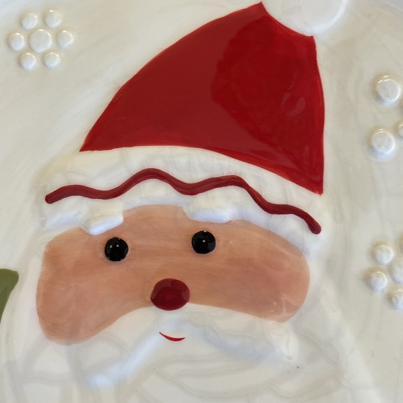 Vintage Hallmark Santa plate 10 1/2” - Picture 3 of 5